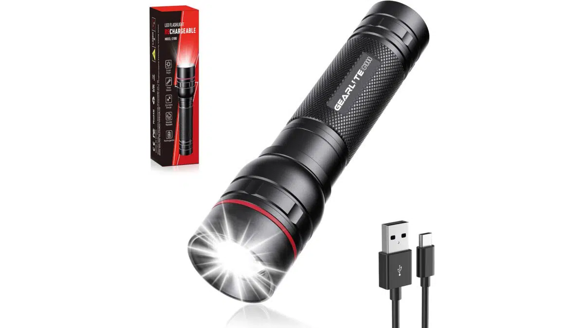 Gearlite G1000 Taschenlampe Amazon Aufmacher