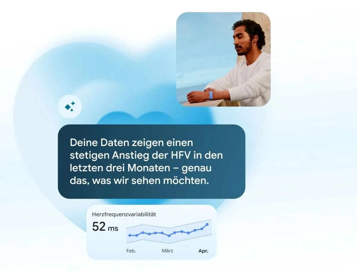 Google FitBit Air HFV Messung