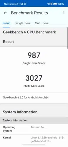 Honor 600 Lite Benchmark CPU