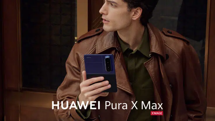 Huawei Pura X Max in der Hand Huawei Pura X Max in der Hand
