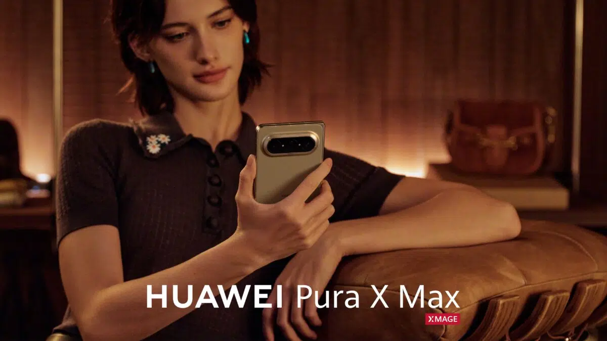 Huawei Pura X Max zugeklappt Huawei Pura X Max zugeklappt
