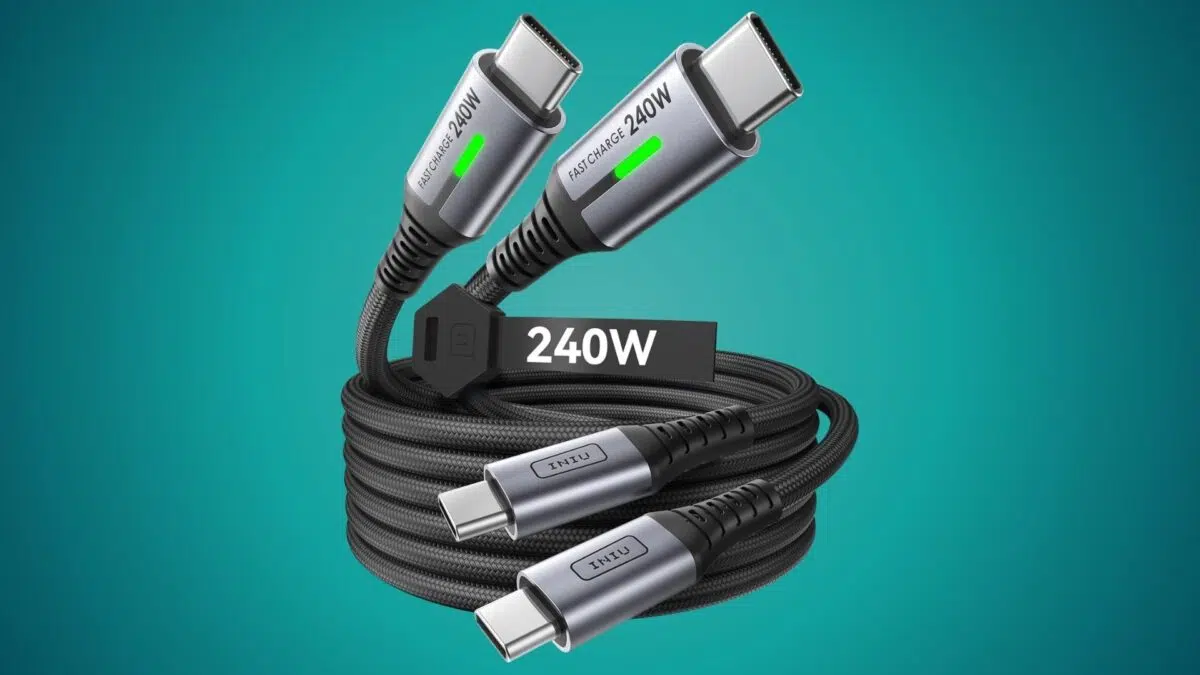 INIU_240W_USB-C_Kabel_Doppelpack INIU 240W USB-C Kabel Doppelpack