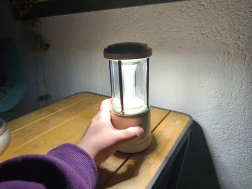 Lepro Campinglaterne Kaltweiss