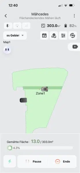 Mova LiDAX Ultra 1000 Maehroboter App Zonen Management Mova LiDAX Ultra 1000 Maehroboter App Zonen Management