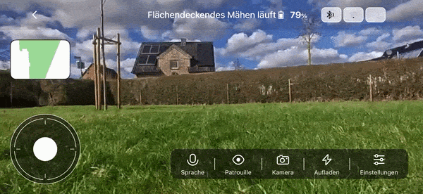 Mova LiDAX Ultra 1000 Maehroboter Fahren Mova LiDAX Ultra 1000 Maehroboter Fahren