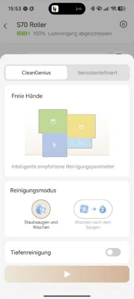 Mova S70 Roller CleanGenius