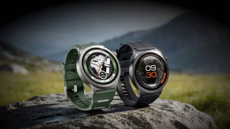 OnePlus Watch 4 auf einem Stein