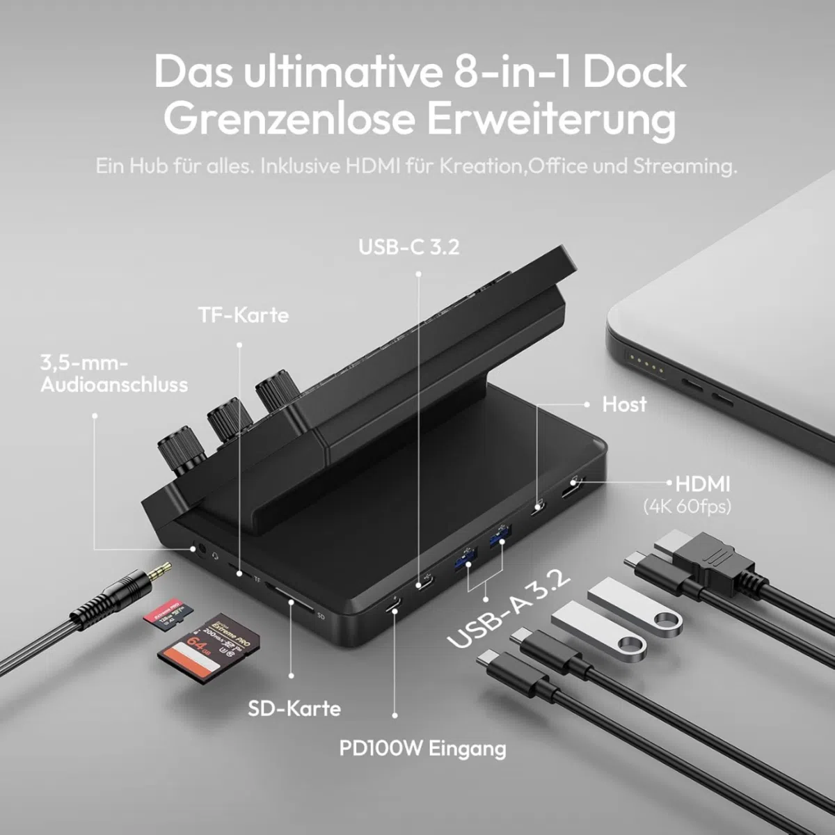 ULANZI D200X Anschluesse