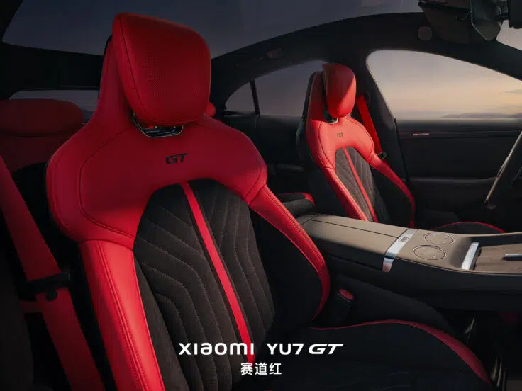 Xiaomi YU7 GT Innenraum Beifahrersitz Xiaomi YU7 GT Innenraum Beifahrersitz