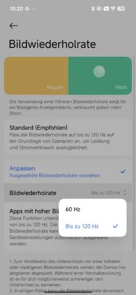 poco x8 pro max display einstellungen
