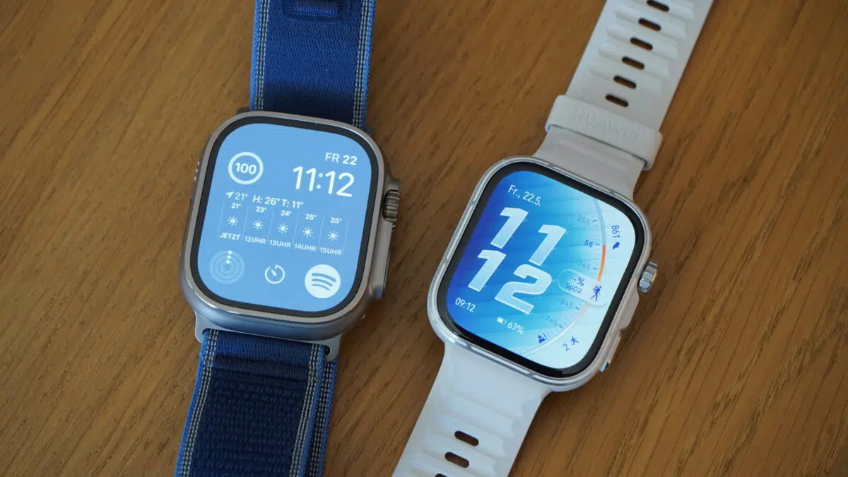 Huawei Watch Fit 5 Pro vs Apple Watch Ultra 3 Verarbeitung Huawei Watch Fit 5 Pro vs Apple Watch Ultra 3 Verarbeitung