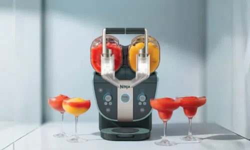 Ninja Slushi Twist jetzt für 429,99€ verfügbar: Doppelkammer mixt zwei Sorten Slush-Eis