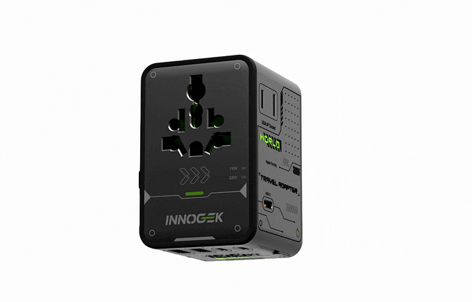 Powertag 100W Reiseadapter mti Apple Find My 1