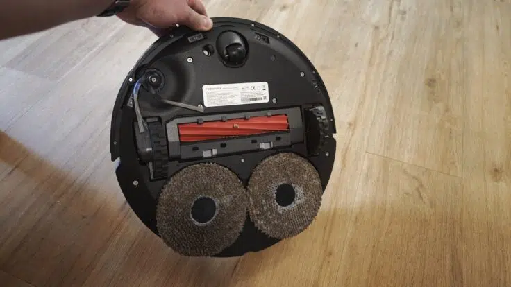 Rovorock Qrevo S Pro Wischmopps vorher Rovorock Qrevo S Pro Wischmopps vorher