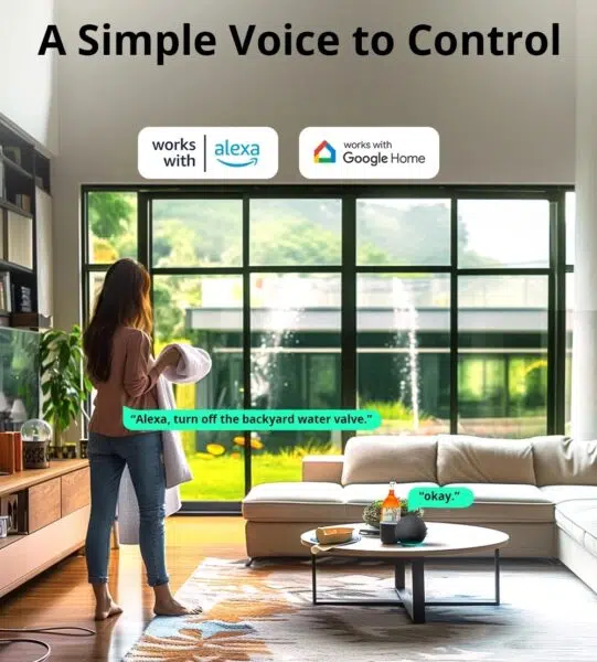 Sonoff Zigbee Smartes Bewaesserungsventil Sprachsteuerung