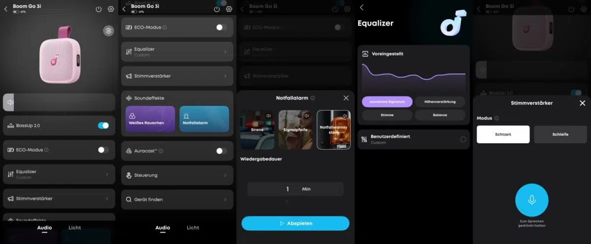 Soundcore Boom Go 3i Audio App