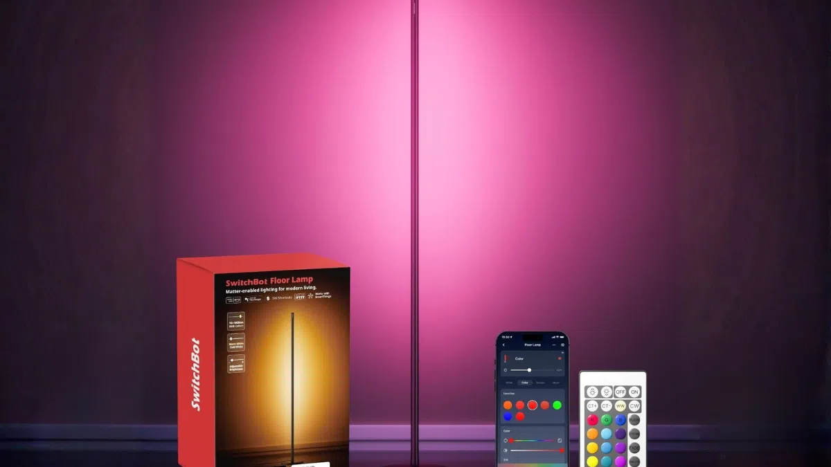 SwitchBot Matter Stehlampe Beitragsbild