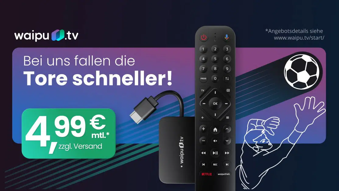 Waipu TV Stick WM Angebot