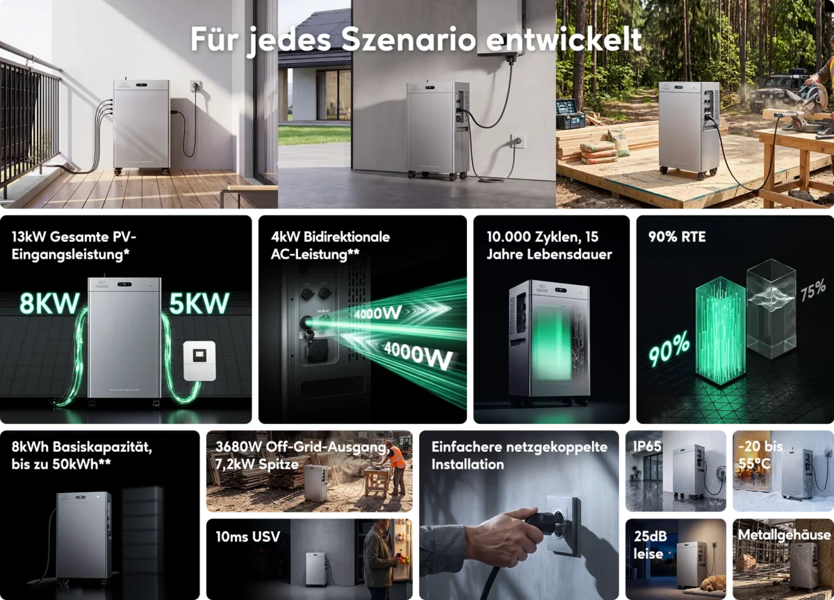 Zendure SolarFlow MisSeries Features