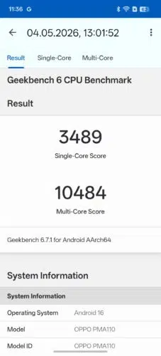 oppo find x9 ultra geekbench 6 cpu oppo find x9 ultra geekbench 6 cpu