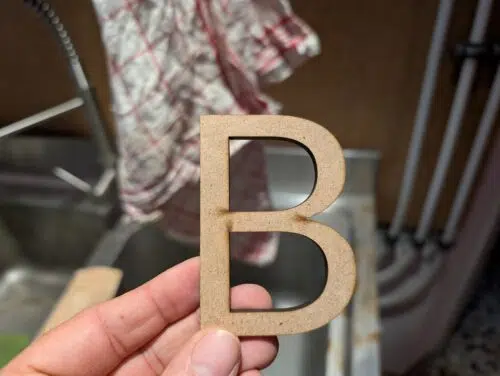 xTool P3 Test Buchstabe xTool P3 Test Buchstabe