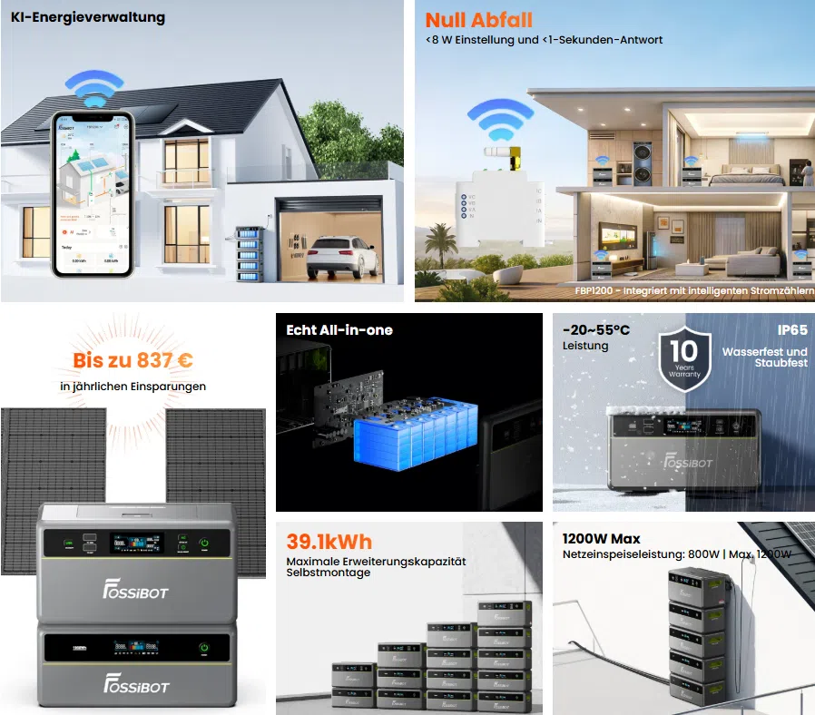 Fossibot FBP1200 Features Fossibot FBP1200 Features