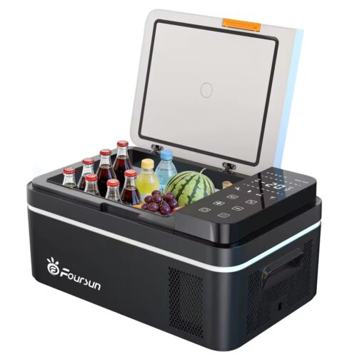 21L-Version schon für 79€! | 55L: Kühlbox von Foursun liefert echte -20°C Kühlung für 137€