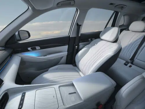 Geely E5 interior premium comfort perfectly positioned small size