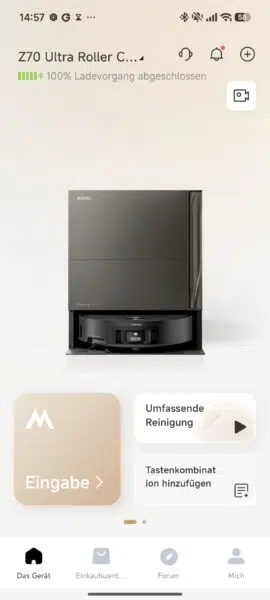 MOVA Z70 Ultra Roller Complete Startseite
