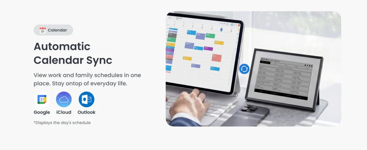SwitchBot E Inkl Wetterstation Familienkalender