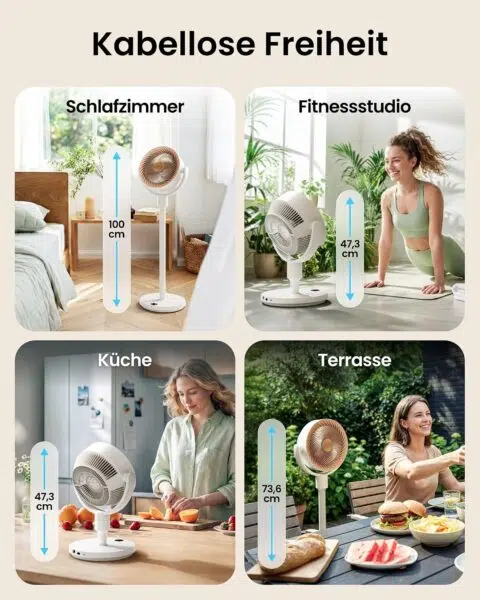 SwitchBot Circulator Fan Hoehenverstellbar