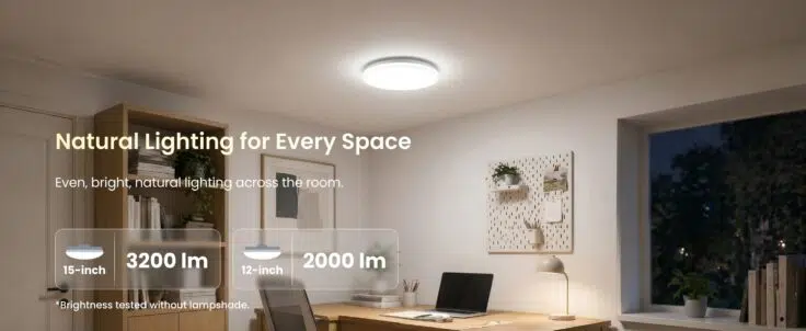 SwitchBot RGBICWW Deckenleuchte Lumen