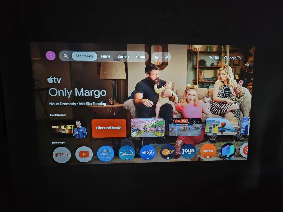 Wanbo ToGo Pro Full HD Akku Beamer Google TV Startseite Wanbo ToGo Pro Full HD Akku Beamer Google TV Startseite