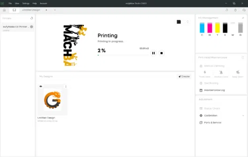 eufyMake e1 eufyMake studio MachBar Logo Druck eufyMake e1 eufyMake studio MachBar Logo Druck