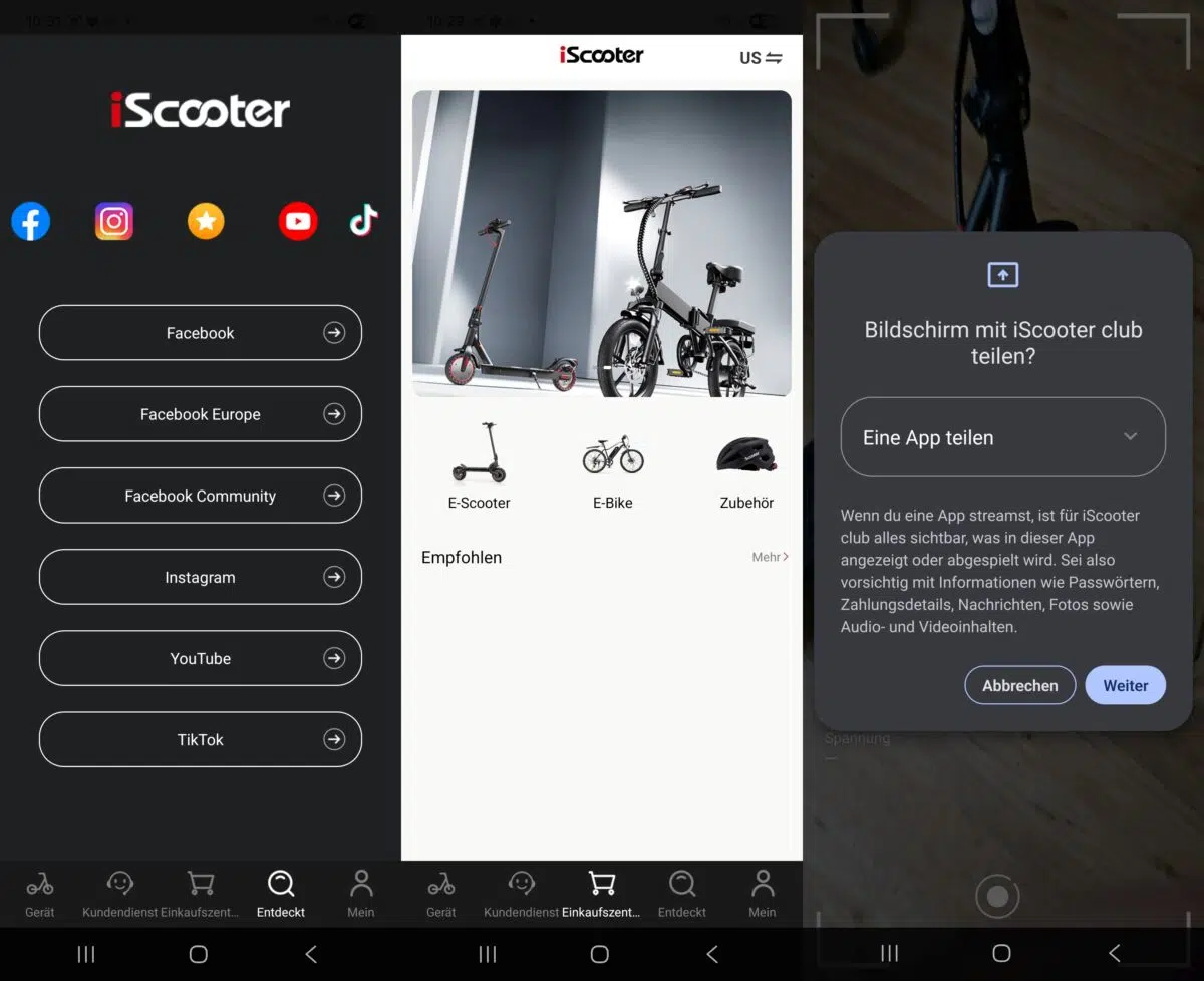 iScooter club App Social Media iScooter club App Social Media