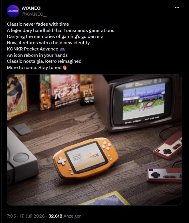 Ayaneo Konkr Pocket Advance Handheld X Post Ayaneo Konkr Pocket Advance Handheld X Post