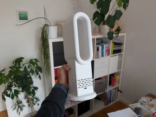 Bambu Lab A2L Bladeless Fan Rueckseite Bambu Lab A2L Bladeless Fan Rueckseite