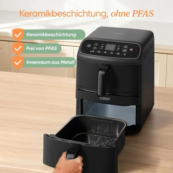 COSORI Turbo Tower Compact Keramikbeschichtung COSORI Turbo Tower Compact Keramikbeschichtung
