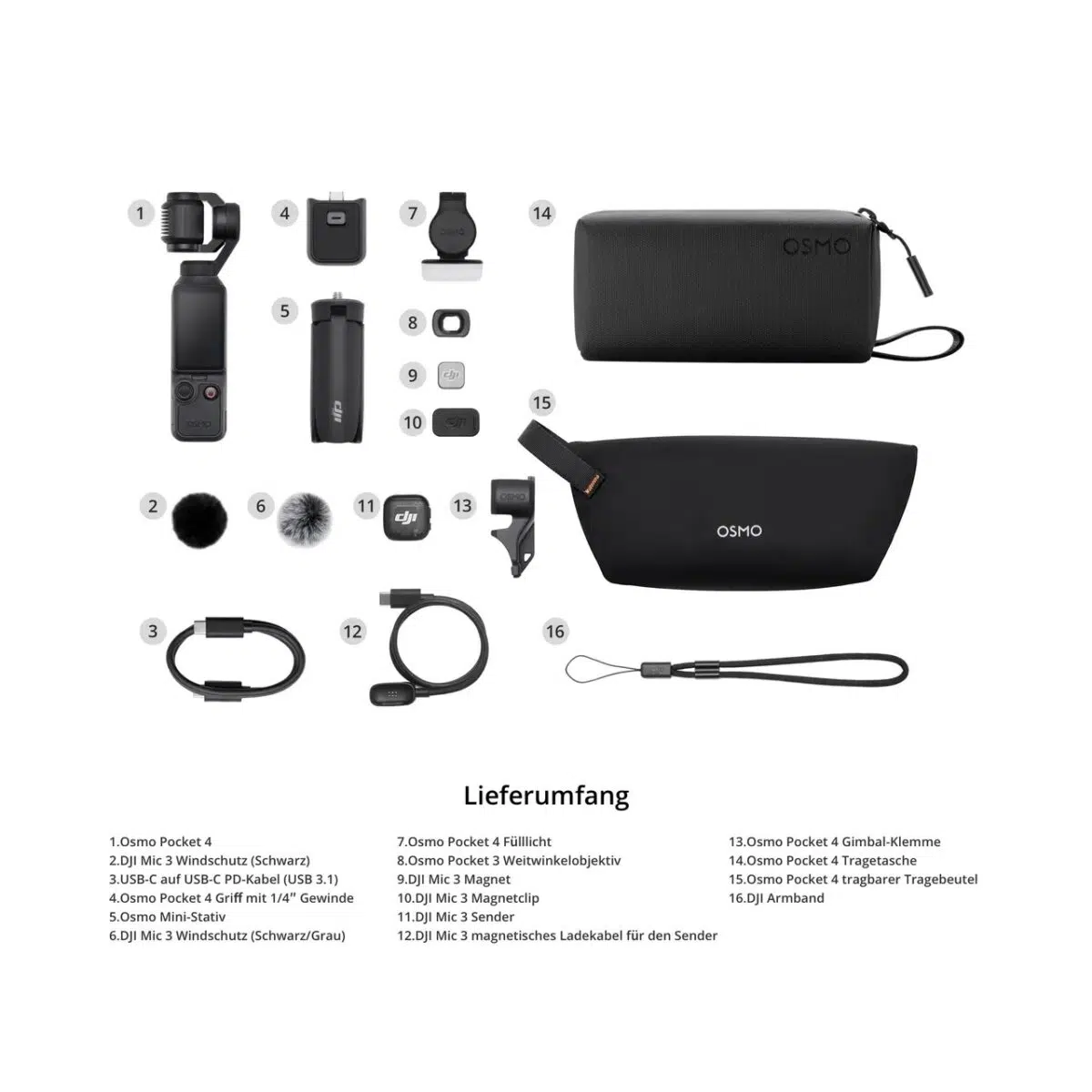 DJI Osmo Pocket 4 Creator Combo DJI Osmo Pocket 4 Creator Combo
