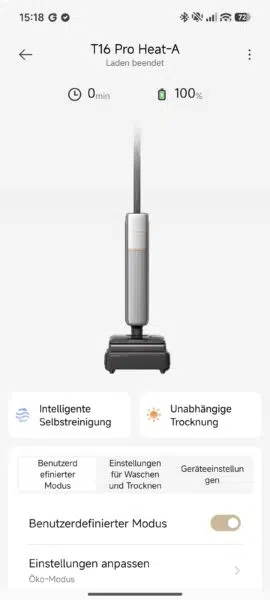 Dreame T16 Pro Heat App