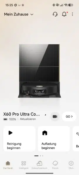 Dreame X60 Pro Complete Startseite