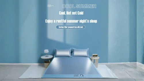 Eisseide-Kühlmatte für den Sommer ab 19,99€: Kühlerer Schlaf ohne Klimaanlage