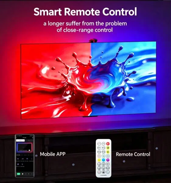 Elfeland Smart TV Sync LED Hintergrundbeleuchtung Steuerung Elfeland Smart TV Sync LED Hintergrundbeleuchtung Steuerung