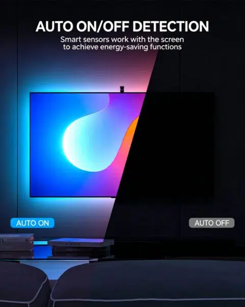 Elfeland Smart TV Sync LED Hintergrundbeleuchtung automatische Abschaltung Elfeland Smart TV Sync LED Hintergrundbeleuchtung automatische Abschaltung