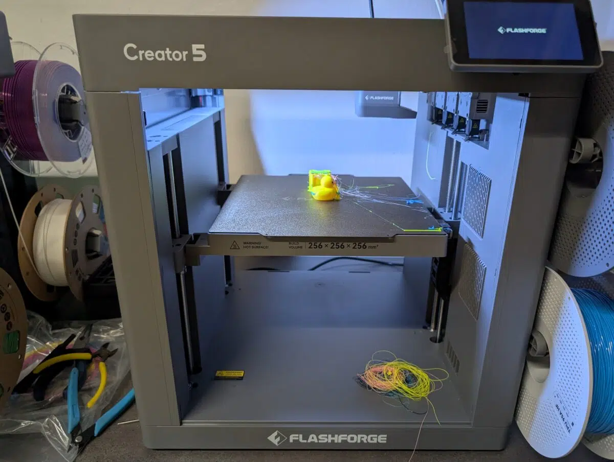 FlashForge Creator 5 Test Front FlashForge Creator 5 Test Front