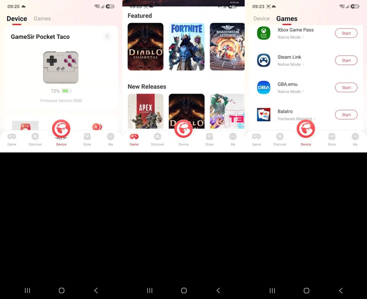 GameSir Pocket Taco App 1 GameSir Pocket Taco App 1