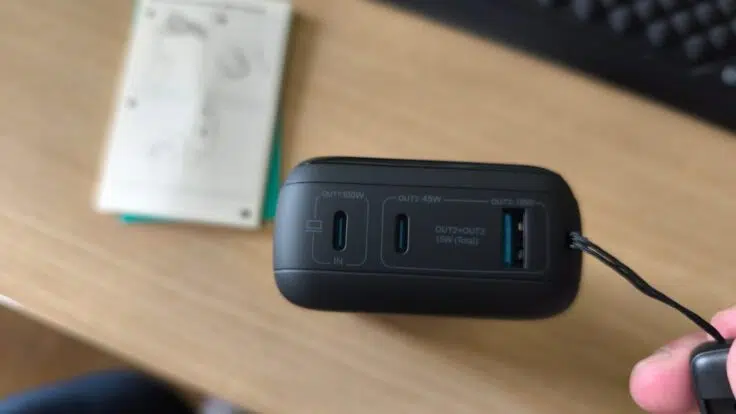 INIU P63 E1 100W Powerbank Anschluesse INIU P63 E1 100W Powerbank Anschluesse