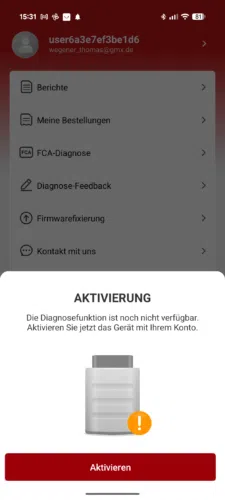 Kingbolen Soloscan VW EDIAG App Aktivierung1 Kingbolen Soloscan VW EDIAG App Aktivierung1