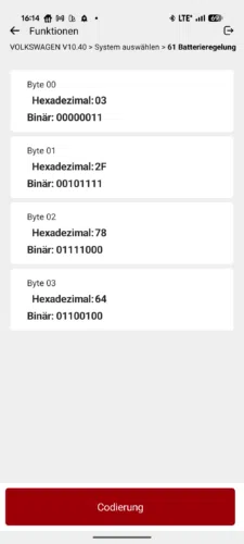Kingbolen Soloscan VW EDIAG App System waehlen BMS Kanal Steuereinheiten Long Coding Kingbolen Soloscan VW EDIAG App System waehlen BMS Kanal Steuereinheiten Long Coding