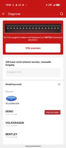 Kingbolen Soloscan VW EDIAG App VW Software heruntergeladen Kingbolen Soloscan VW EDIAG App VW Software heruntergeladen